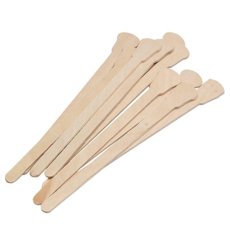 10Pcs Waxing Wax Wooden Disposable Bamboo Sticks Hair Removal Wax Stick