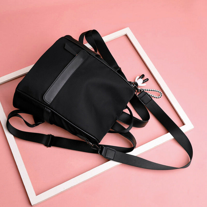 Waterproof Women Backpack Capacity Oxford Cloth Storage Anti Theft Solid