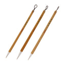 3x Wood Chinese Drawing Painting Writing Calligraphy Brush Pen Art Supplies Tool