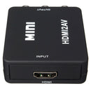 Mini HDMI to RCA Composite Video Audio AV Adapter Converter Adapter 720P 10