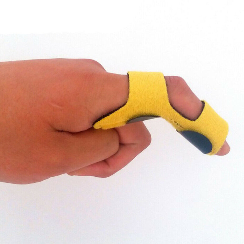 Trigger Finger Splint Straighten Broken Thumbs Splint Pain Relief Yellow
