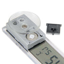 Auto Car 2 in 1 Digital LCD Clock Thermometer with Suction Cup