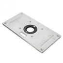 Aluminium Alloy with 4 Insert Rings Practical Router Table Plate for Trimme