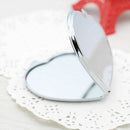Heart Shape Compact Two-sided Make Up Tool Mirror Cosmetic Pocket Mirror BD3C