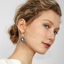 Colorful Mini Stud Earrings Women Water Drop Druzy Jewelry Stone Decor Allo Y5O0