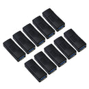 10x USB 3.0 SuperSpeed Coupler A Female to A Female Joiner Coupler Black