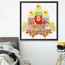 5D DIY Special Shaped Diamond Painting Christmas Candle Cross Stitch Kits