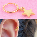 Fashion Star Cartilage Helix Earring Piercing Nose Ring Body Piercing Jewelry FT