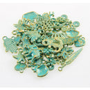 Wholesale Retro 50pcs Bulk Lots Mix Classic Charm Pendants Jewelry DIY C3LVGTE