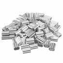 5/64 inch (2mm) Diameter Wire Rope Aluminum Sleeves Clip Fittings Cable Cri