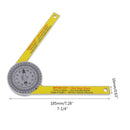 7" Miter Saw Protractor with Single Cut Miter Cut Scriber for carpenter plumber