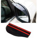 2Pcs Car Rear View Side Mirror Rain Board Eyebrow Covers Shield Sun Visor Shade