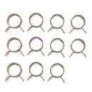 10Pcs 13mm Spring Band Type Fuel Vacuum Hose Silicone Pipe Tube Clamp Clip