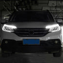 45cm NEW Ultra-thin Tube Guide LED Strip Turn Signal Daytime Running Lamp asd