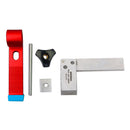 2x 90Deg Angle Wide Seat Square Edge Ruler Woodworking Joint Block Clamp