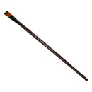 Pack of 6 Art Brown Nylon Paint Brushes for Acrylic