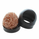 Soldering Iron Tip Cleaning Wire Nozzle Cleaner Sponge Ball with Holder