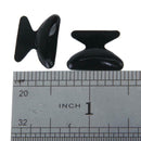 Pair 2.5mm Silicone Stick On Nose Pad + Ear Hook Holder for Glasses Spectacles