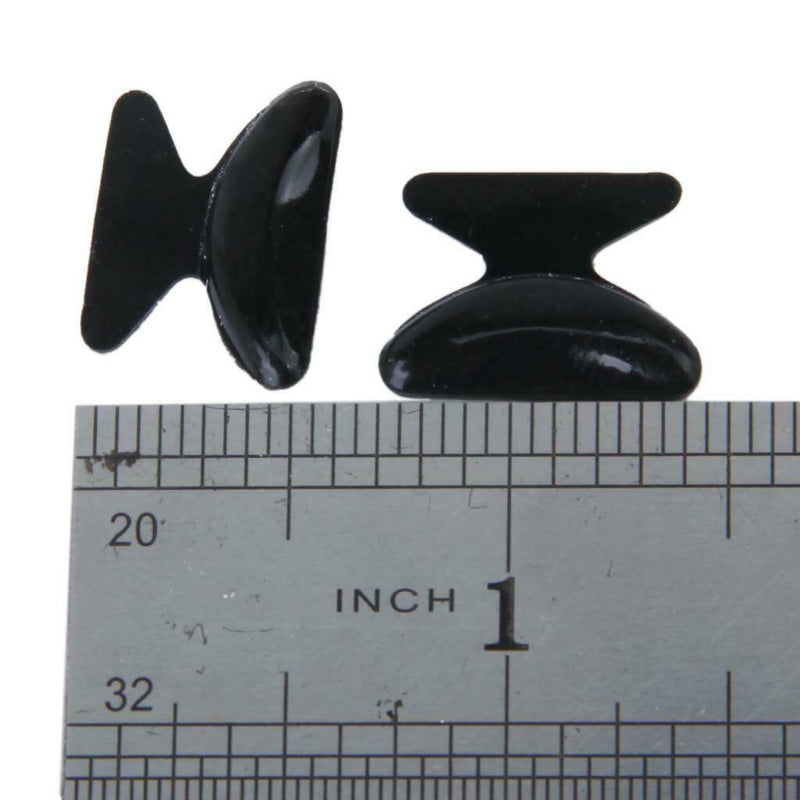 Pair 2.5mm Silicone Stick On Nose Pad + Ear Hook Holder for Glasses Spectacles