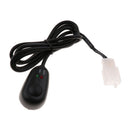 12V Car Push Button On/Off Switch Waterdrop Shape with Red/Green LED Lights