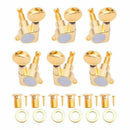 6 Guitar Tuning Pegs VERROUILLAGE Tuner Touches Guitar Strings Button 3L +