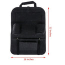 Auto Car Seat Back Multi-Pocket Storage Bag Organizer Holder Light Grey OZ