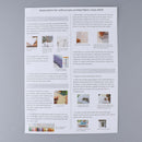DIY Stamped Cross Stitch Kit Pre-printed Old World Map Pattern Christmas Gift
