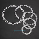 5pcs Circle Metal Cutting Dies Embossing Stencil DIY Scrapbook Paper Cards Decor