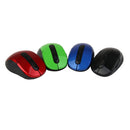 Wireless Mouse 1600DPI Adjustable with Mini USB Receiver for Loptop Red