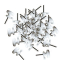 200x Plastic Wall Mounted Hooks Durable Non-Trace Nail for Brick Hardwood
