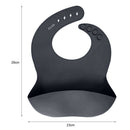 Adjustable Silicone Bib Baby Feeding Saliva Towel Burp Cloth Aprons (D) A