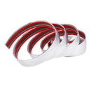 10MM x 15M PVC Chrome Moulding Trim strip Self Adhesive Fits Most Car Auto Decor