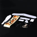 1pc foam aircraft rubber band power body glider fighter aircraft assembly modeES