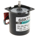 Low Speed AC 220V 28W CW/CCW Micro Permanent Magnet Synchronous Motor 50RPM