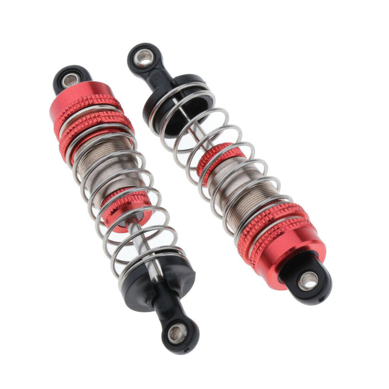 2 Pcs 77mm Metal Front Rear Shock Absorber For 144001 1/14 RC Car Parts