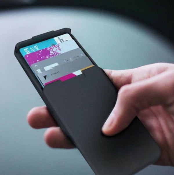 The Newest MINIMALIST &INGENIOUS Ingenious Wallet BLACK with Blocking Card