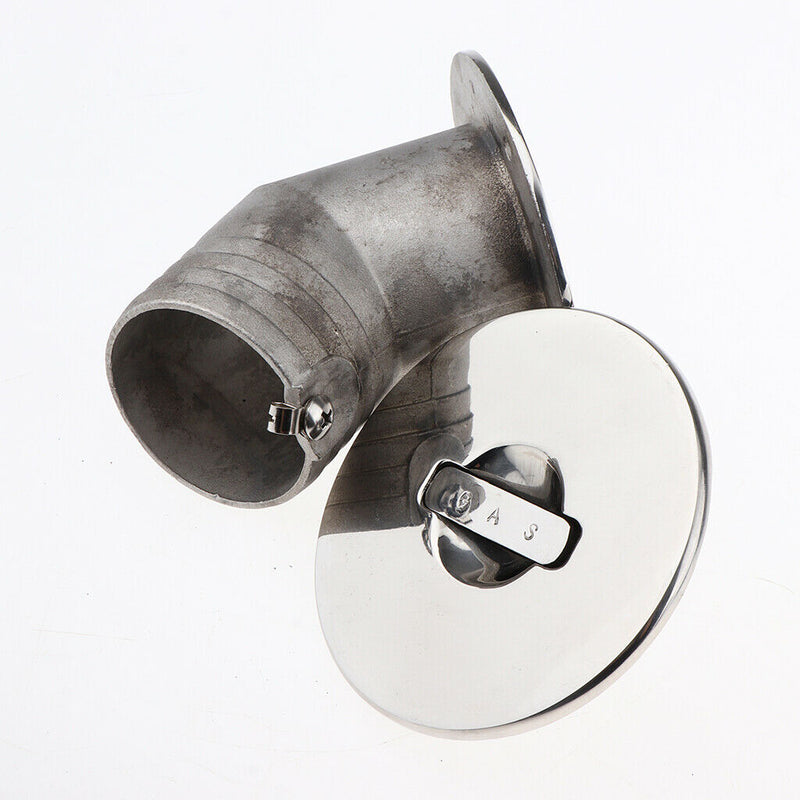 Boat Deck Fill / Filler Keyless Cap 2 inch / 50mm - Gas 316 Stainless Steel