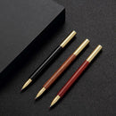 Exquiste Ballpoint Pen Wood Brass Roller Ball Pen Pretty Writing Stationery