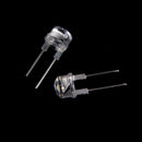 50pcs/lot 8mm super white bright straw hat bright lamp emitting diode FT