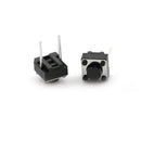 20pcs 2 pins Middle Feet 6*6*5mm Switch Tactile Push Button Switches lj