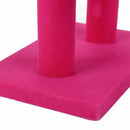 Covered 2 Tier Necklace Jewelry Bangle Bracelet Holder Display Stand for Ho J4Q3
