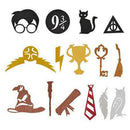 Magician Potter Themed Birthday Banner Cake Topper Balloon Party Decorations