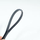 10pcs 10mm Black Women Girl Plain with Teeth Plastic DIY Hair Headbands