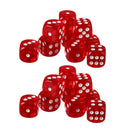 Pack of 20pcs Six Sided D6 Dice for D&D TRPG MTG Party Casino Board Game Red