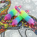 Feather Duster DIY Embroidery Diamond Painting Point Drill Pen Random Color