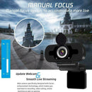 1080P Full HD USB Webcam For PC Desktop & Laptop Web u with Microphone F2W9