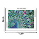 5D DIY Special Shaped Diamond Painting Peafowl Cross Stitch Embroidery Kits