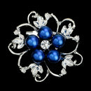 1X Fashion Personality Rhinestone Flowers Women's Brooch Pin Rhinestone Cov