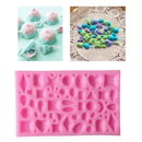 Chocolate Cake Silicone Fondant Mould Jewelry Gemstones Baking Molds Kitchen Pro