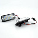 2pcs White 18 LED License Plate Light Lamp For Subaru Crosstrek 2013 - 2015